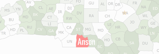 Anson County Map