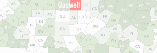 Caswell County Map