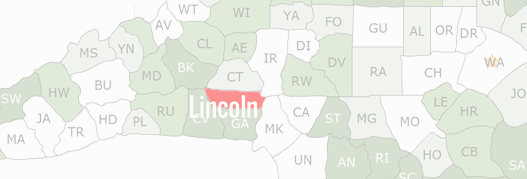 Lincoln County Map